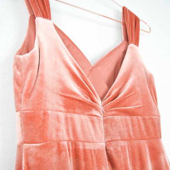 Velvet Dusty Rose Size 4 Formal Dress Etsy - Picture 9 of 11